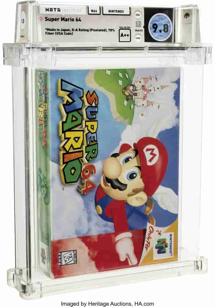 Undisclosed Buyer Pays $1.56M For An Unopened Super Mario 64 Game From 1996