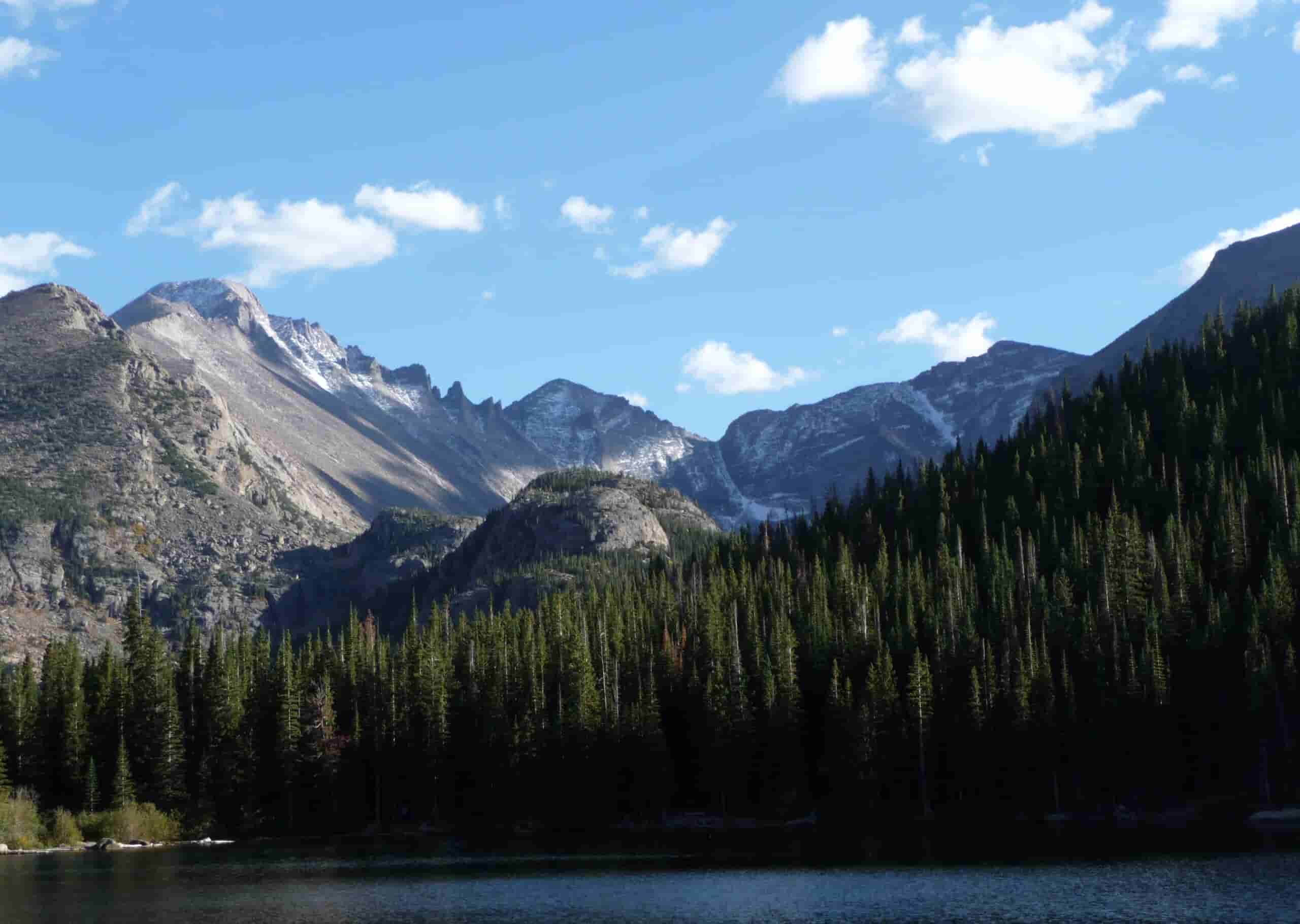 Rocky Mountain National Park in September 2011 Glacier Gorge from Bear Lake scaled