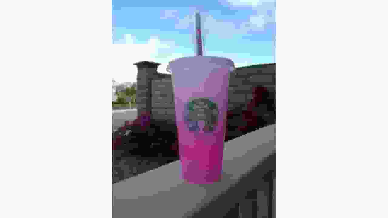 Pink Ombre Cold Cup