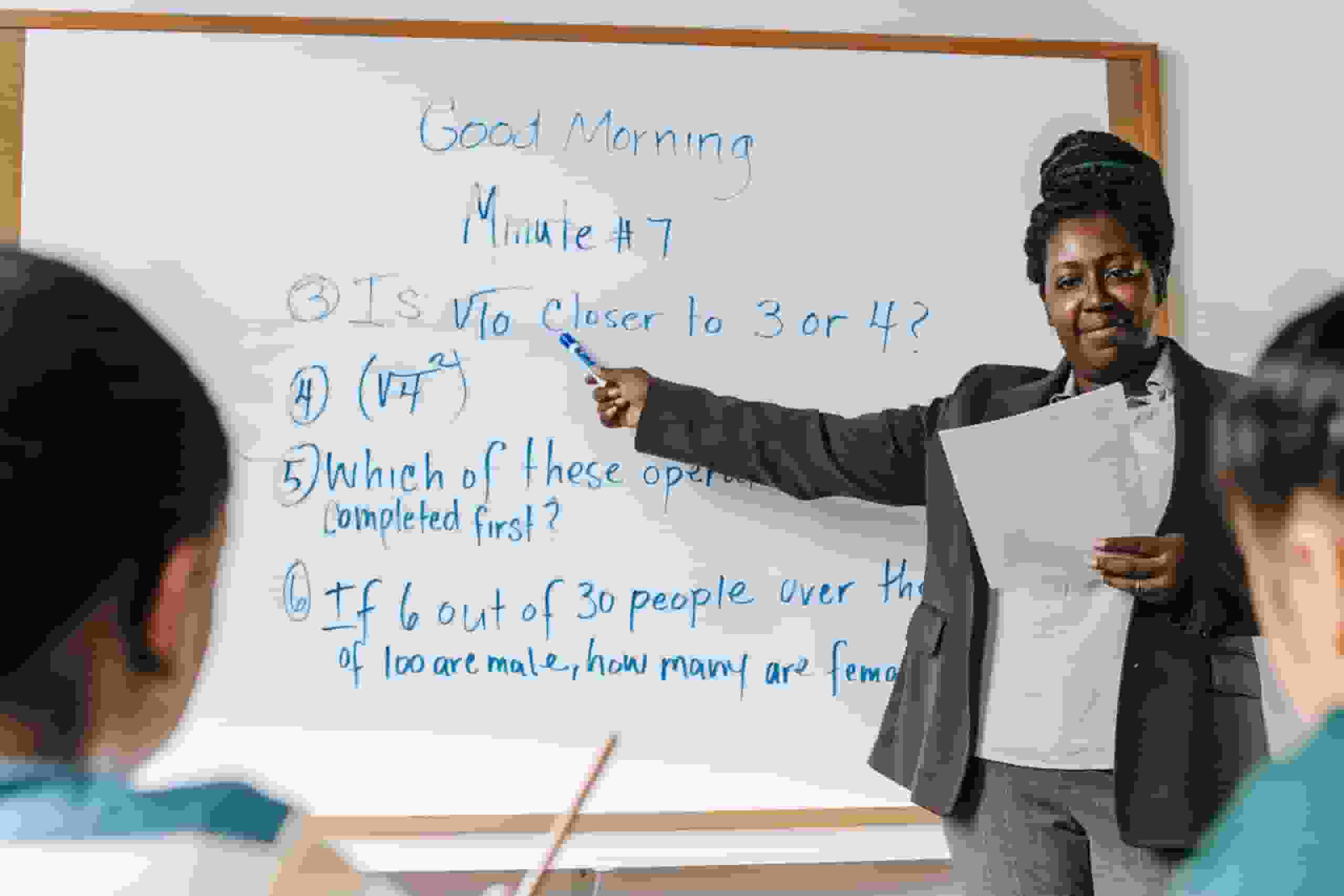 Black teacher