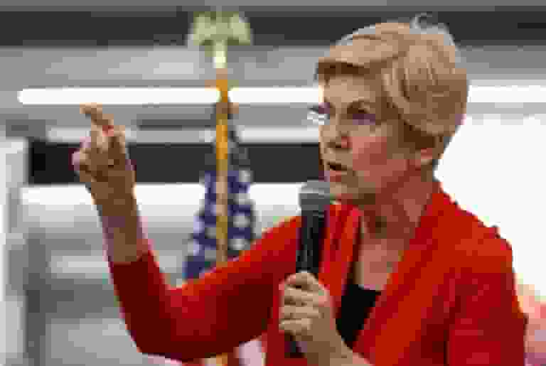 Elizabeth Warren-Massachusetts-Donald Trump-Protest-US News