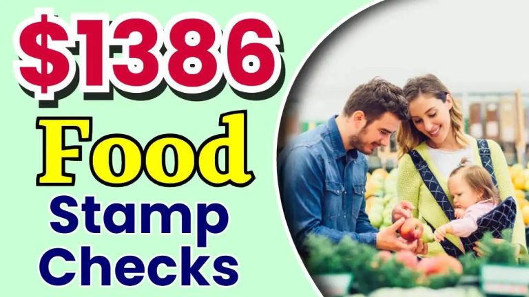 $1386 Food Stamp Checks