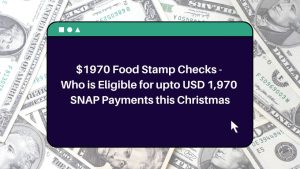 $1970 Food Stamp Checks