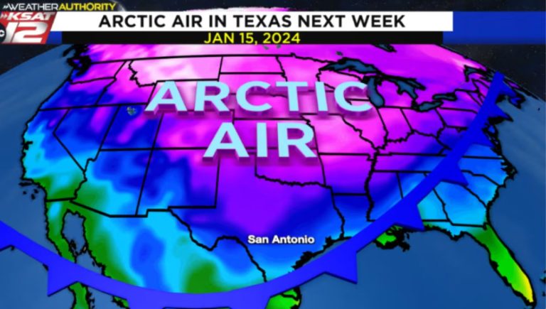 Arctic air takes aim on texas