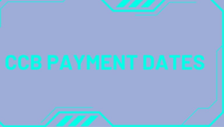 CCB Payment Dates January 2024