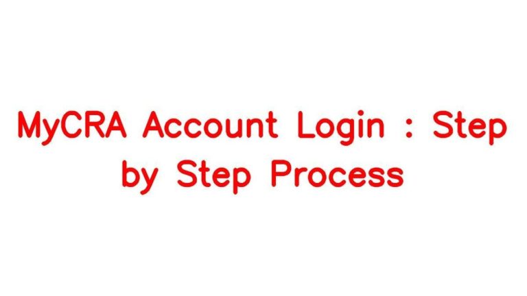 MyCRA Account Login