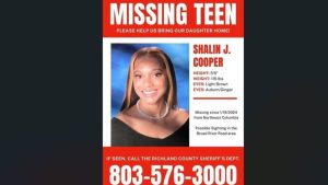 Shalin Cooper Missing