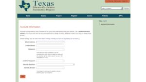 How to Register for the texes exam